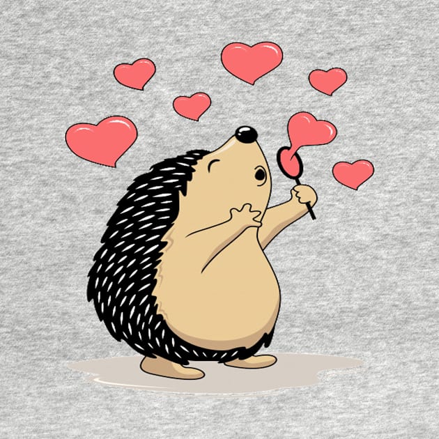 Cute Hedgehog T-Shirt by printydollars